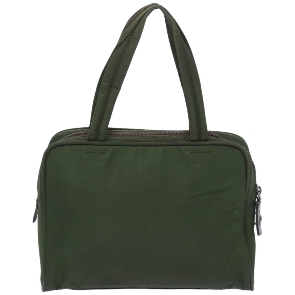 PRADA Hand Bag Nylon Khaki  65371