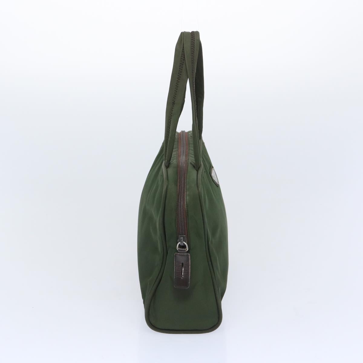 PRADA Hand Bag Nylon Khaki  65371