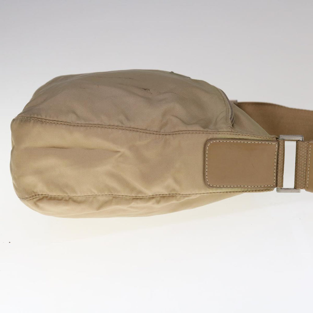PRADA Shoulder Bag Nylon Beige  65373