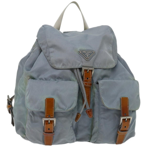 PRADA Backpack Nylon Light Blue  65375