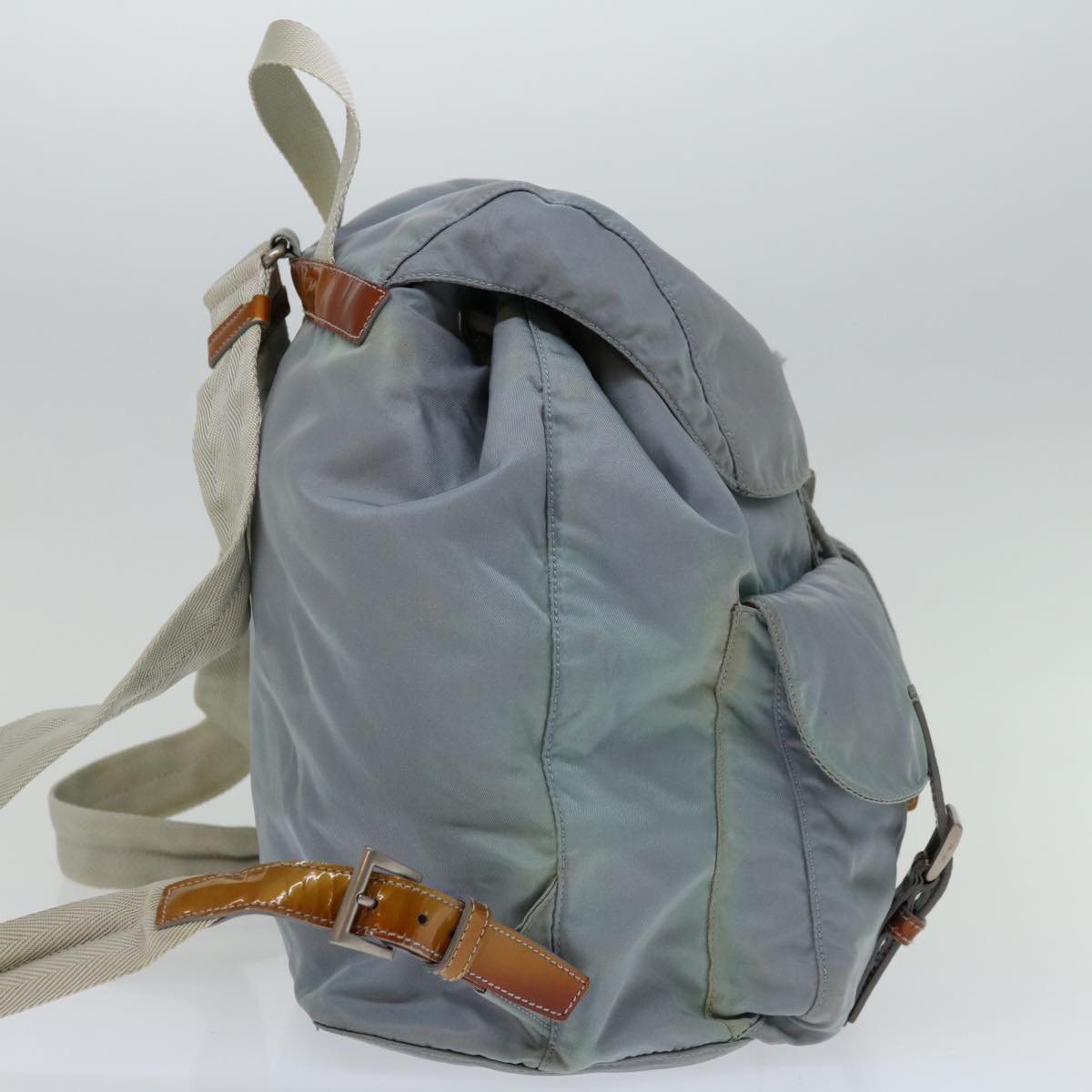 PRADA Backpack Nylon Light Blue  65375