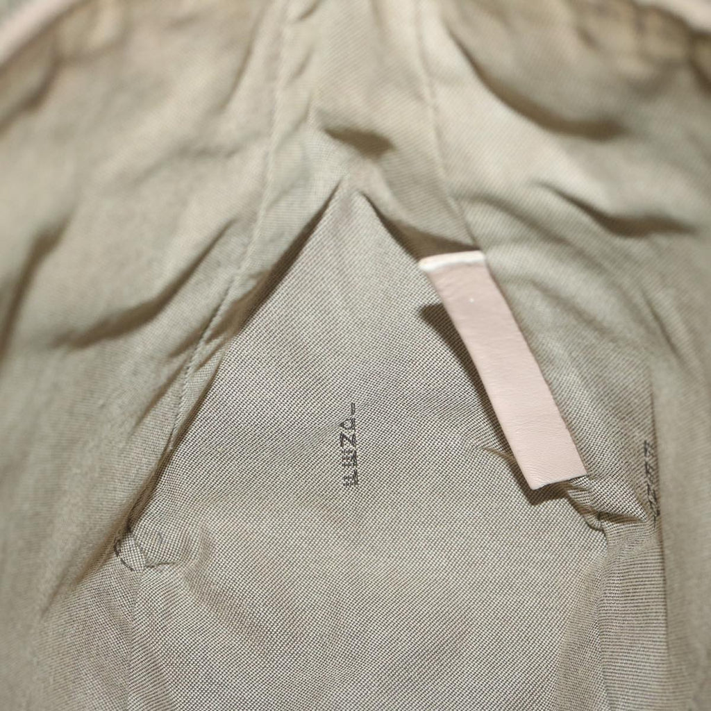 FENDI Zucchino Canvas Shoulder Bag Beige65408