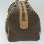 CELINE Macadam Canvas Boston Bag PVC Brown  65445