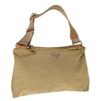 PRADA Shoulder Bag Nylon Beige  65449
