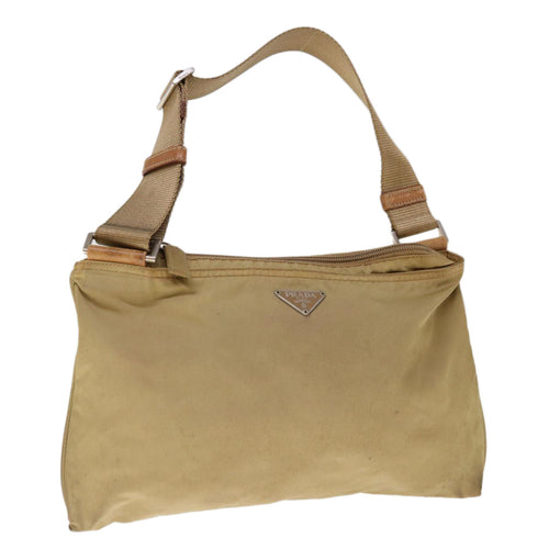 PRADA Shoulder Bag Nylon Beige  65449