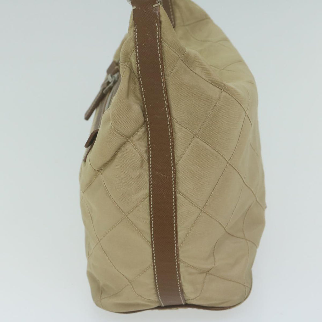 PRADA Shoulder Bag Nylon Beige  65450