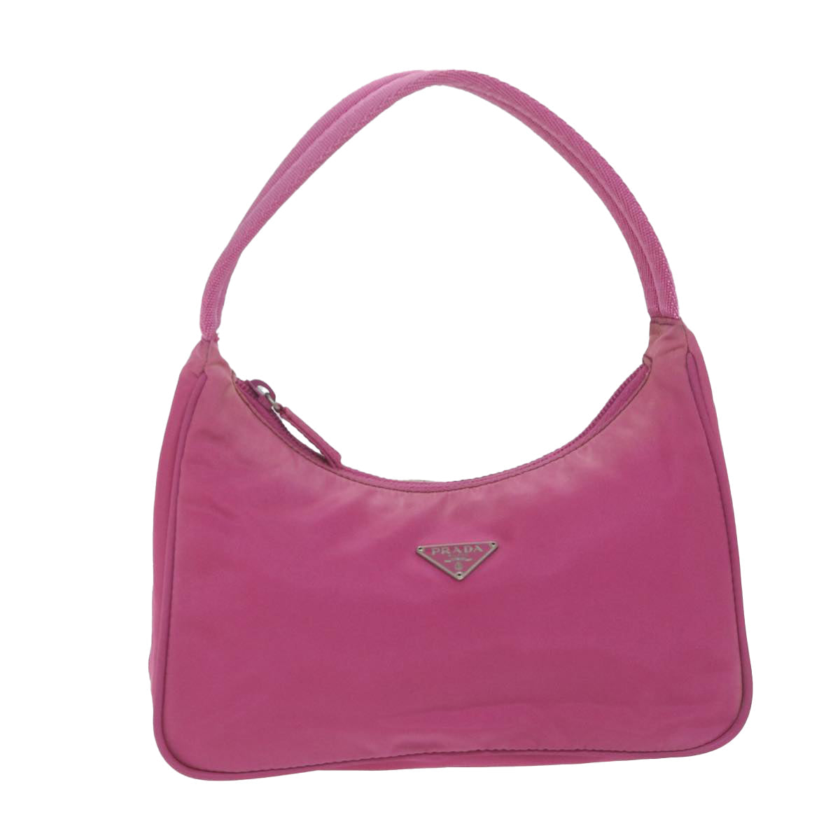 PRADA Hand Bag Nylon Pink  65461