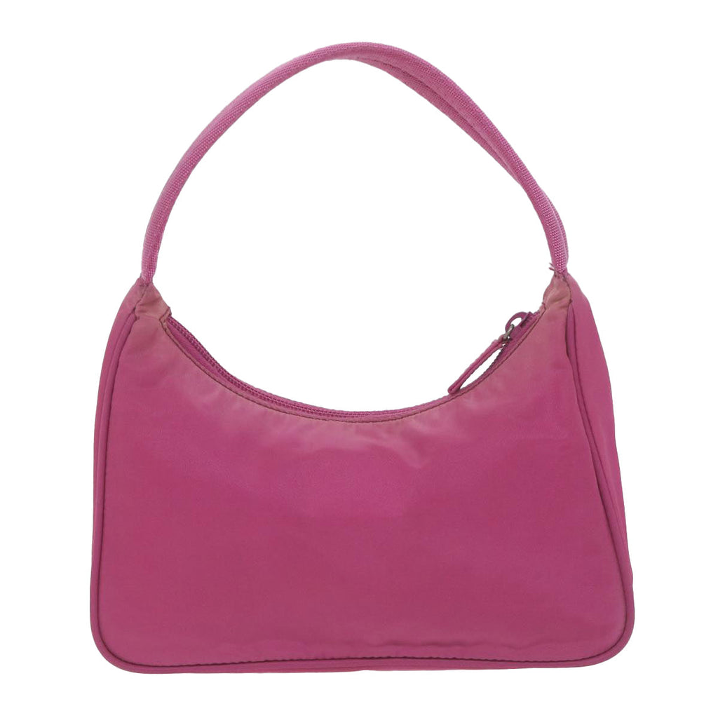 PRADA Hand Bag Nylon Pink  65461