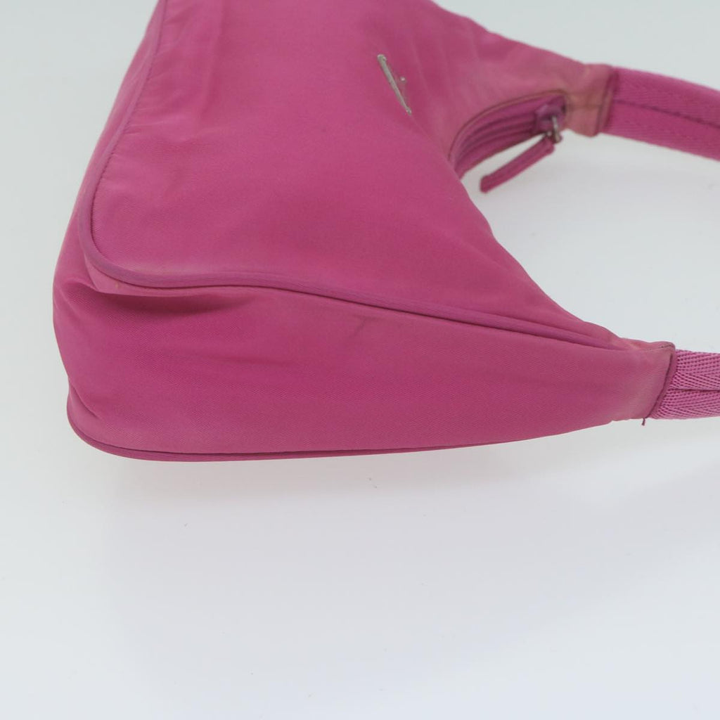 PRADA Hand Bag Nylon Pink  65461