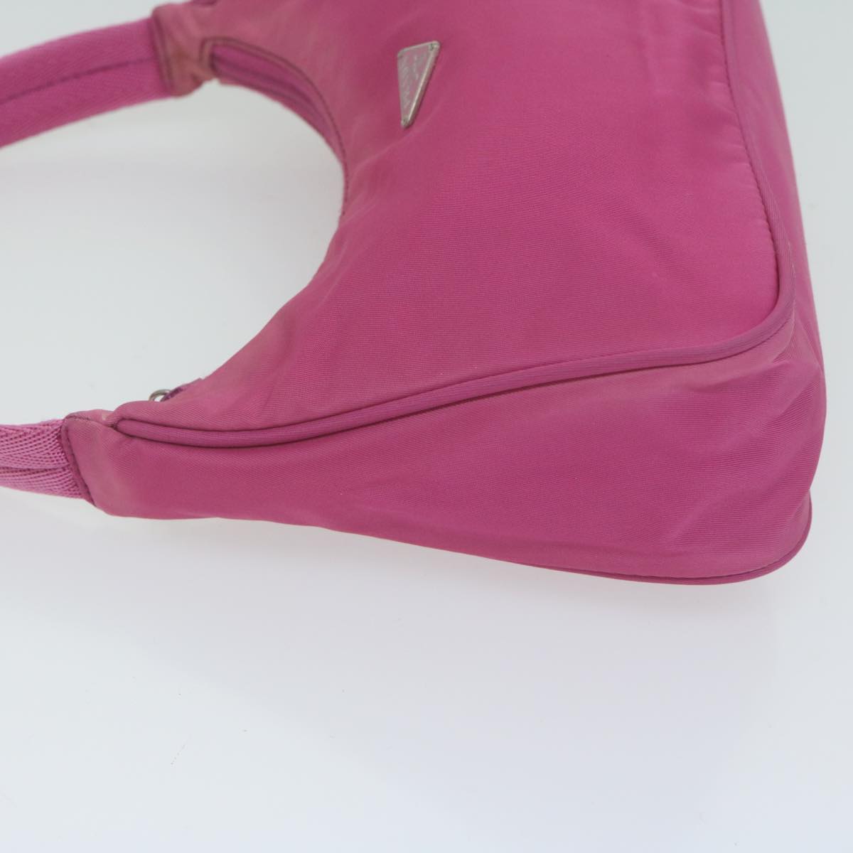 PRADA Hand Bag Nylon Pink  65461
