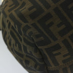 FENDI Zucca Canvas Tote Bag Black Brown65505