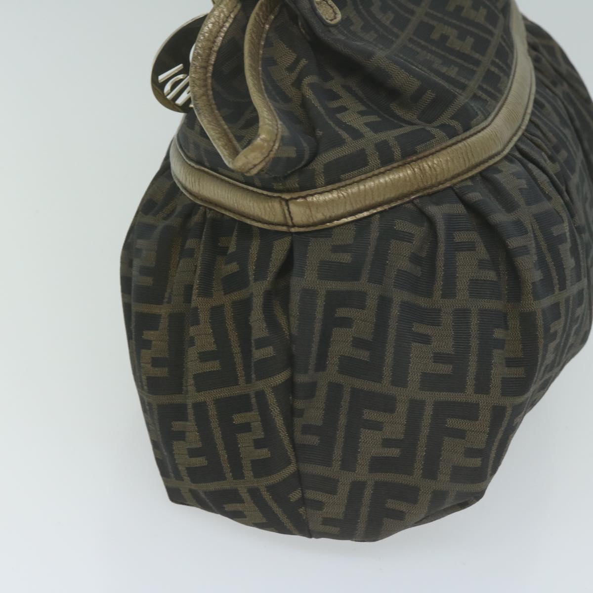 FENDI Zucca Canvas Tote Bag Black Brown65505