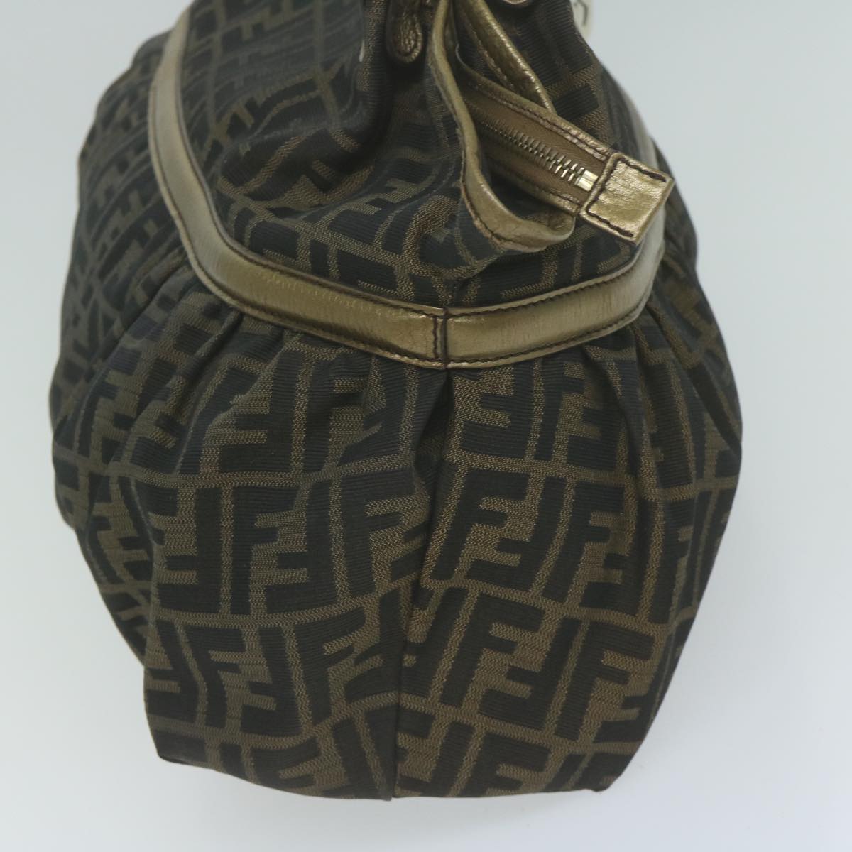 FENDI Zucca Canvas Tote Bag Black Brown65505