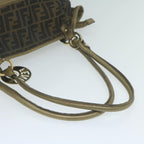 FENDI Zucca Canvas Tote Bag Black Brown65505