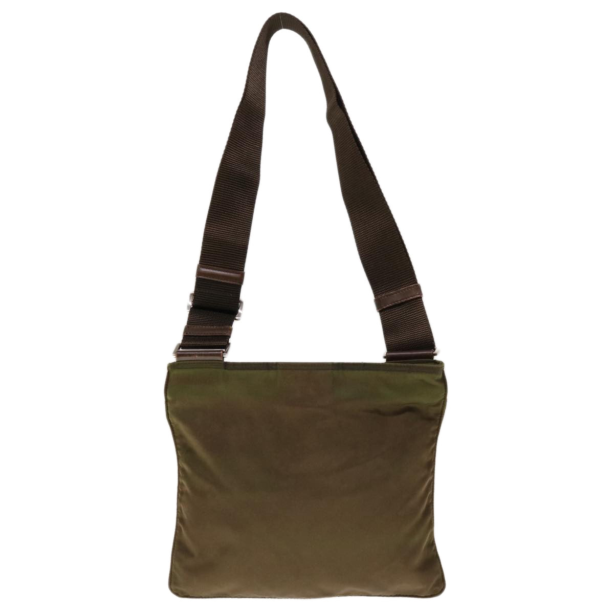 PRADA Shoulder Bag Nylon Khaki  65506