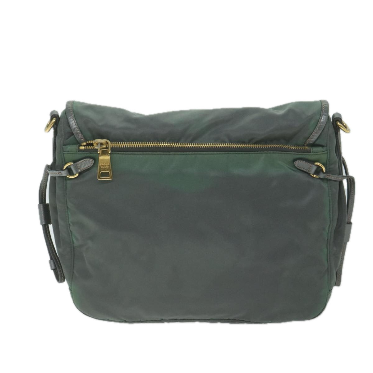 PRADA Shoulder Bag Nylon Khaki  65509