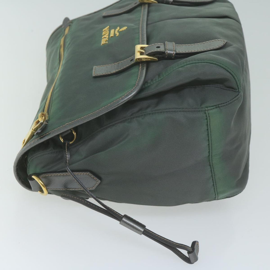 PRADA Shoulder Bag Nylon Khaki  65509