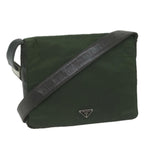 PRADA Shoulder Bag Nylon Khaki  65511
