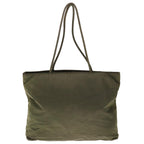 PRADA Tote Bag Nylon Khaki  65512