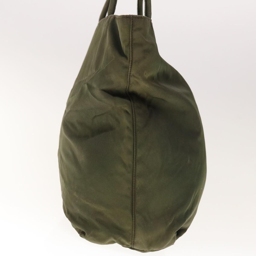 PRADA Tote Bag Nylon Khaki  65512