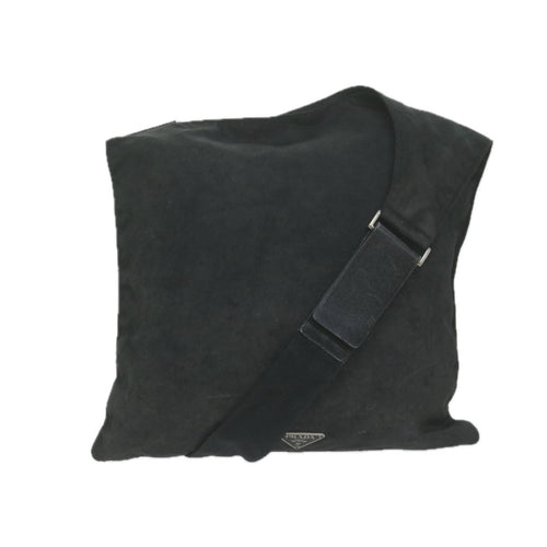 PRADA Shoulder Bag Nylon Black  65513