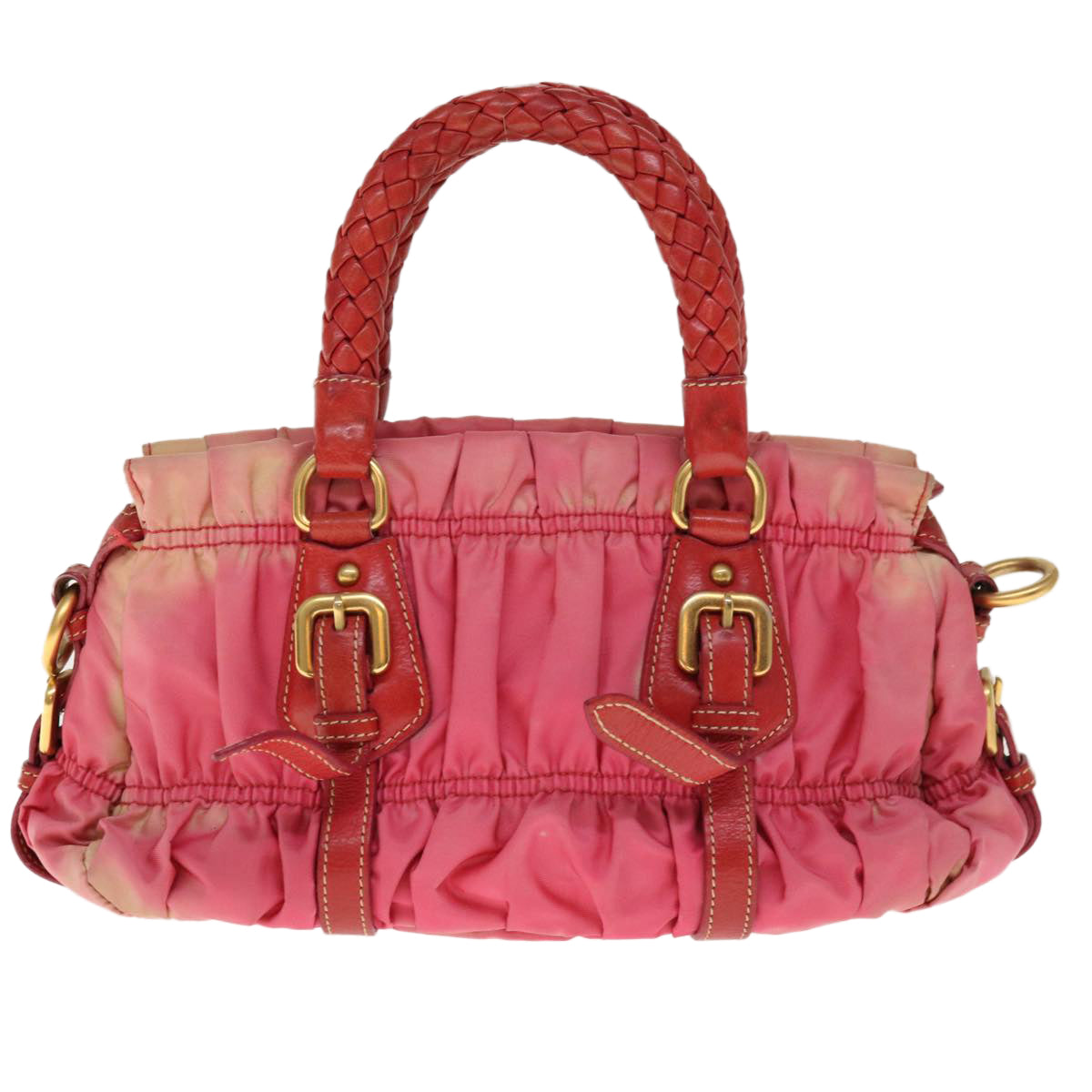PRADA Hand Bag Nylon 2way Pink  65534