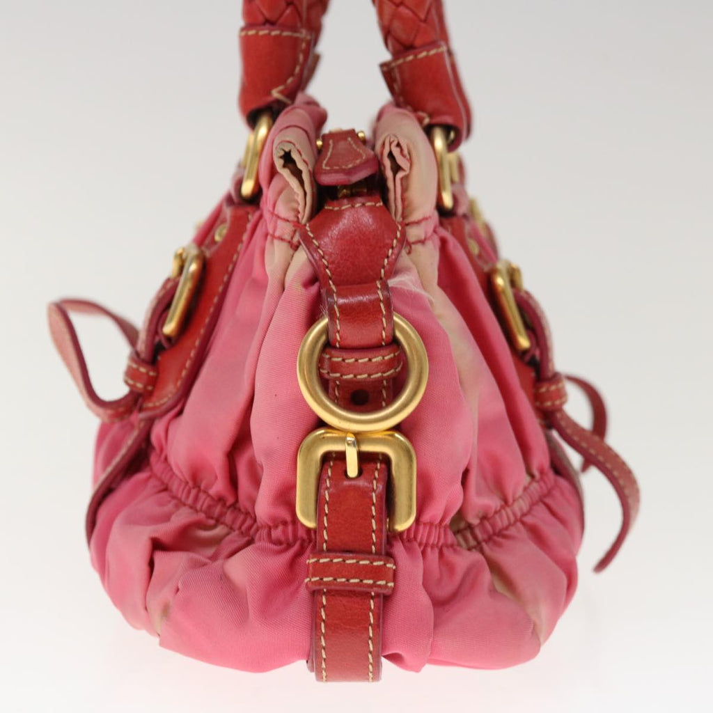 PRADA Hand Bag Nylon 2way Pink  65534