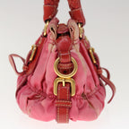 PRADA Hand Bag Nylon 2way Pink  65534