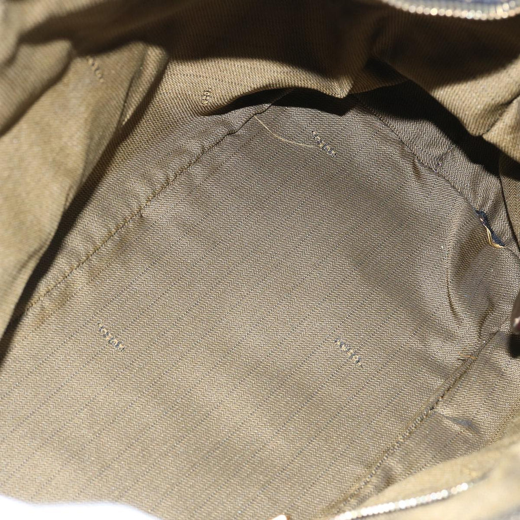 FENDI Zucca Canvas Vanity Cosmetic Pouch Brown Black65535