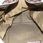 FENDI Zucca Canvas Vanity Cosmetic Pouch Brown Black65535