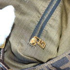 FENDI Zucca Canvas Vanity Cosmetic Pouch Brown Black65535