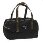 PRADA Hand Bag Nylon Black  65551