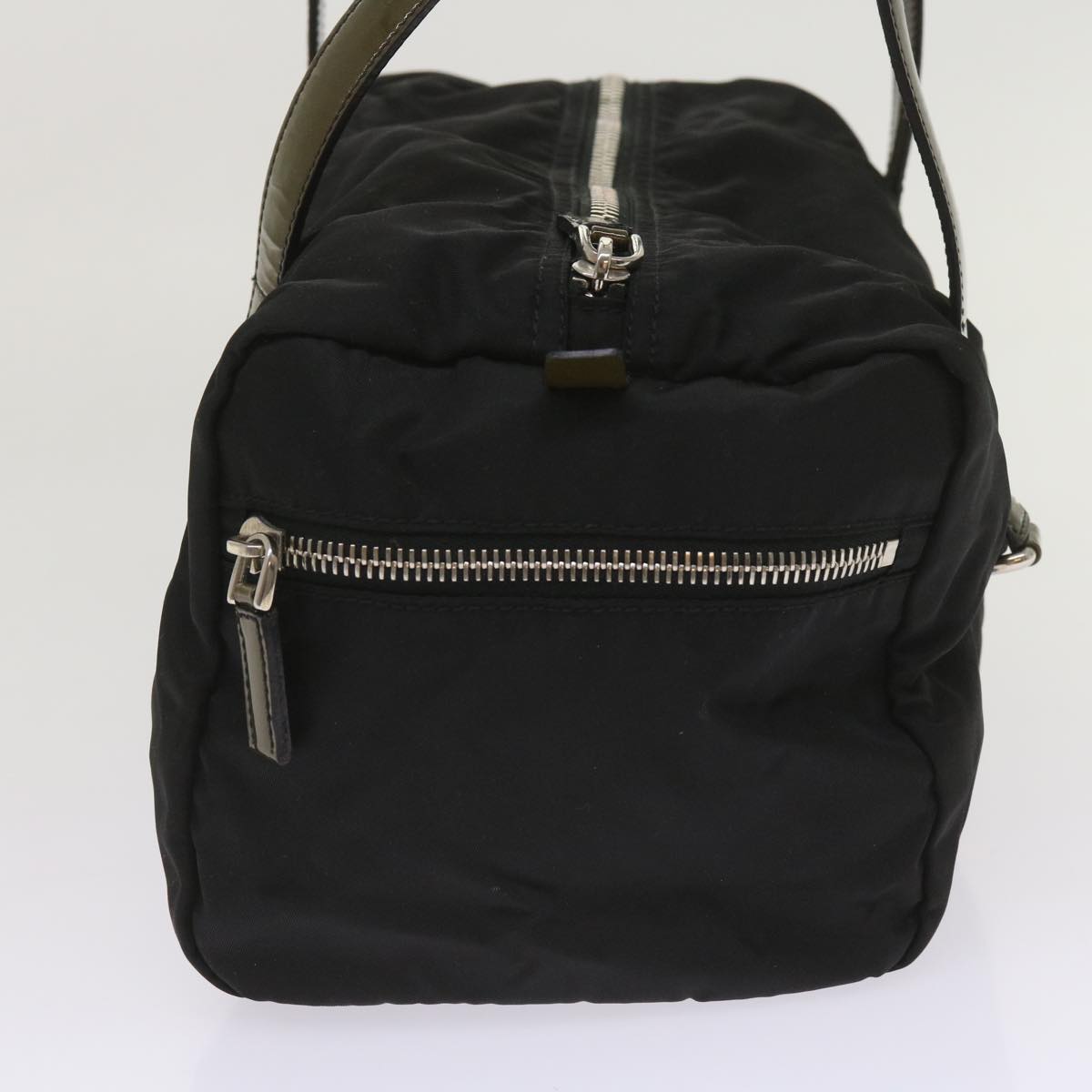 PRADA Hand Bag Nylon Black  65551