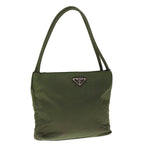 PRADA Hand Bag Nylon Green  65553