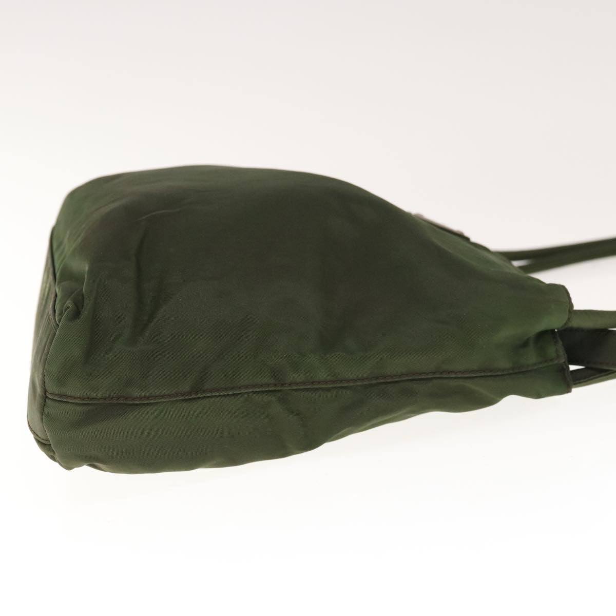 PRADA Hand Bag Nylon Green  65553