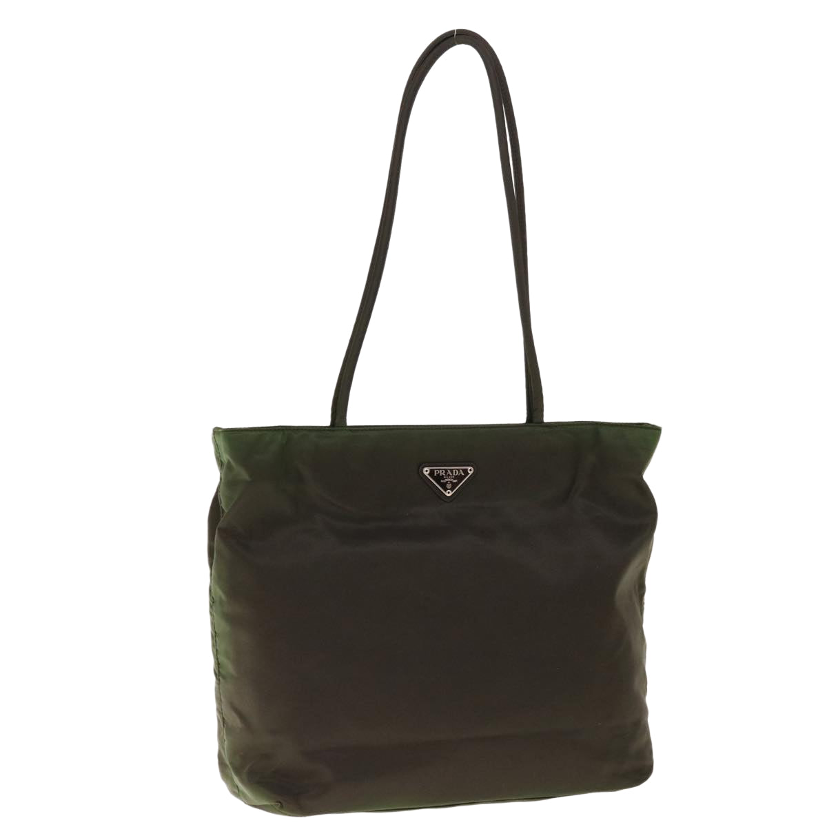 PRADA Tote Bag Nylon Khaki  65558