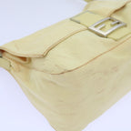 FENDI Mamma Baguette Shoulder Bag Nylon Yellow65559