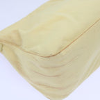 FENDI Mamma Baguette Shoulder Bag Nylon Yellow65559