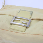 FENDI Mamma Baguette Shoulder Bag Nylon Yellow65559