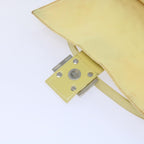 FENDI Mamma Baguette Shoulder Bag Nylon Yellow65559