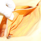 FENDI Mamma Baguette Shoulder Bag Nylon Yellow65559