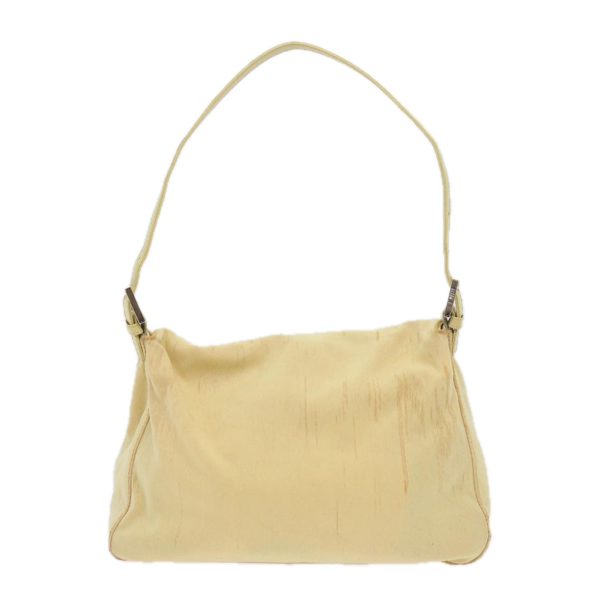 FENDI Mamma Baguette Shoulder Bag Nylon Yellow65559