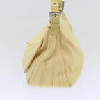 FENDI Mamma Baguette Shoulder Bag Nylon Yellow65559
