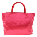 PRADA Hand Bag Velor Pink  65566