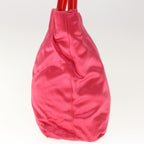 PRADA Hand Bag Velor Pink  65566