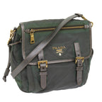 PRADA Shoulder Bag Nylon Khaki  65578