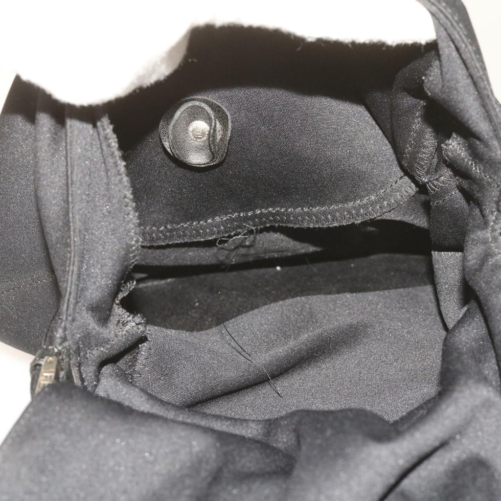 FENDI Mamma Baguette Shoulder Bag Nylon Black65587