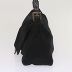 FENDI Mamma Baguette Shoulder Bag Nylon Black65587