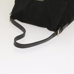 FENDI Mamma Baguette Shoulder Bag Nylon Black65587