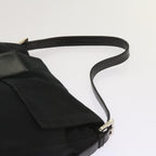 FENDI Mamma Baguette Shoulder Bag Nylon Black65587